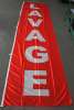 DRAPEAU LAVAGE 400X100CM ROUGE
