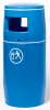 POUBELLE BLEUE 90 L SANS SEAU SANS SEAU